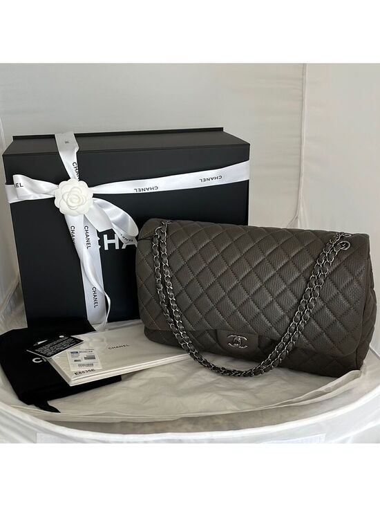 CHANEL Handbags - CHANEL XXL Jumbo Classic Flap Bag